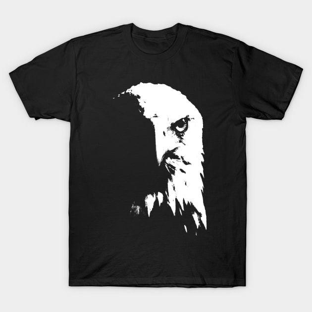 Bald Eagle T-Shirt by TaimitiCreations 